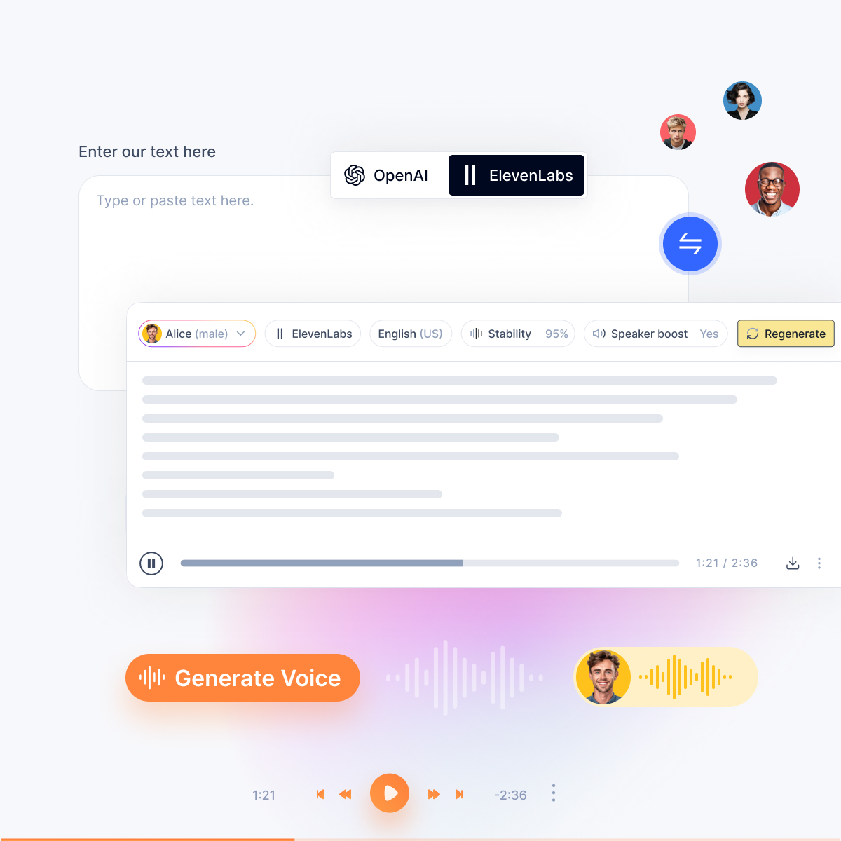 text to audio